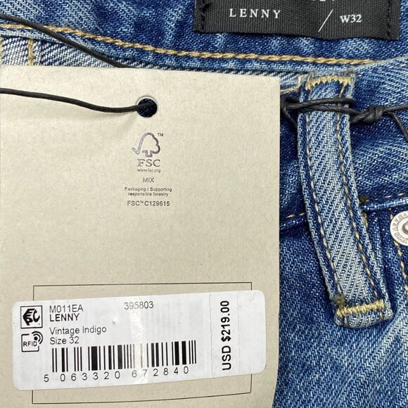 AllSaints “Lenny” Loose Fit Wide-Leg Jeans – Size 32x29 (NWT) - Picture 7 of 10